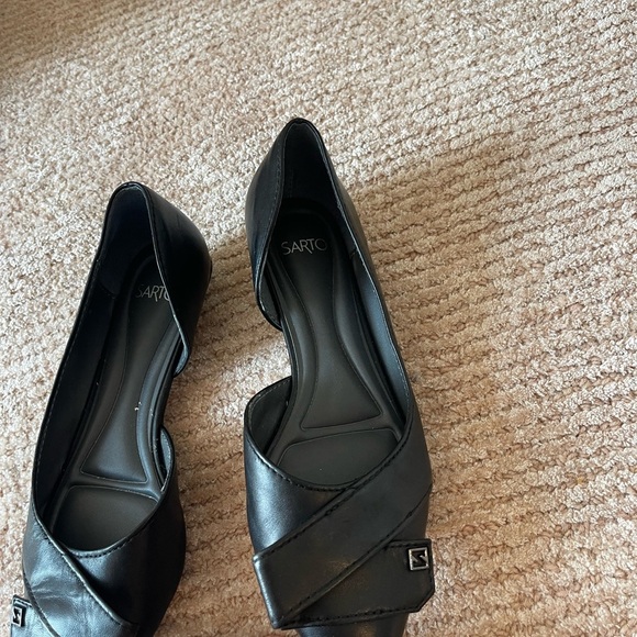 SARTO Elisha Half d'Orsay Pointed Toe Flat - Picture 2 of 8